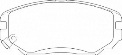 MOTAQUIP lvxl1635 -  Комплект тормозных колодок, дисковый тормоз