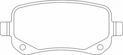 MOTAQUIP lvxl1644 -  Комплект тормозных колодок, дисковый тормоз