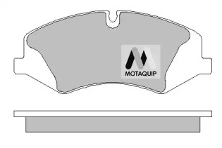 MOTAQUIP lvxl1645 -  Комплект тормозных колодок, дисковый тормоз