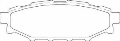 MOTAQUIP lvxl1646 -  Комплект тормозных колодок, дисковый тормоз