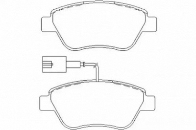 MOTAQUIP lvxl1669 -  Комплект тормозных колодок, дисковый тормоз