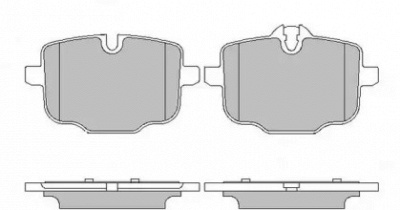 MOTAQUIP lvxl1685 -  Комплект тормозных колодок, дисковый тормоз