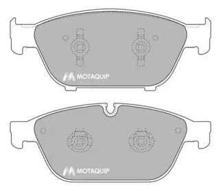 MOTAQUIP lvxl1709 -  Комплект тормозных колодок, дисковый тормоз