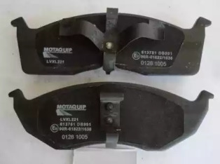MOTAQUIP lvxl221 -  Комплект тормозных колодок, дисковый тормоз