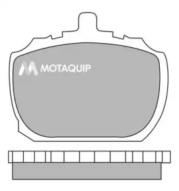 MOTAQUIP lvxl224 -  Комплект тормозных колодок, дисковый тормоз