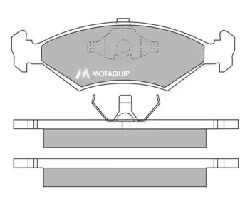MOTAQUIP lvxl231 -  Комплект тормозных колодок, дисковый тормоз