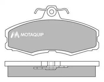 MOTAQUIP lvxl306 -  Комплект тормозных колодок, дисковый тормоз