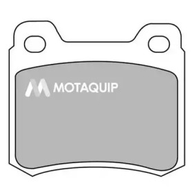 MOTAQUIP lvxl344 -  Комплект тормозных колодок, дисковый тормоз