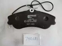 MOTAQUIP lvxl352 -  Комплект тормозных колодок, дисковый тормоз