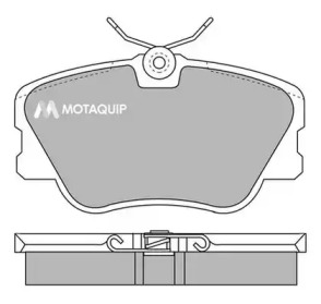 MOTAQUIP lvxl363 -  Комплект тормозных колодок, дисковый тормоз