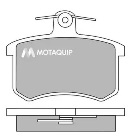 MOTAQUIP lvxl394 -  Комплект тормозных колодок, дисковый тормоз