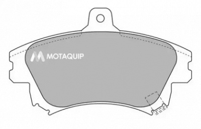 MOTAQUIP lvxl529 -  Комплект тормозных колодок, дисковый тормоз