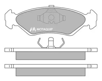 MOTAQUIP lvxl536 -  Комплект тормозных колодок, дисковый тормоз