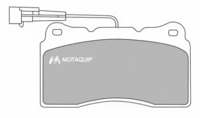 MOTAQUIP lvxl544 -  Комплект тормозных колодок, дисковый тормоз