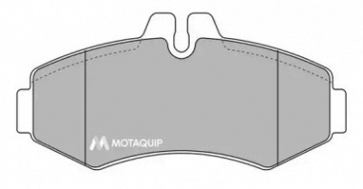 MOTAQUIP lvxl553 -  Комплект тормозных колодок, дисковый тормоз