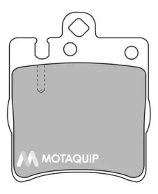 MOTAQUIP lvxl556 -  Комплект тормозных колодок, дисковый тормоз