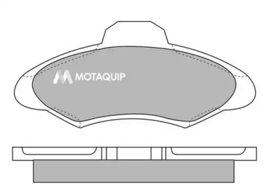 MOTAQUIP lvxl563 -  Комплект тормозных колодок, дисковый тормоз