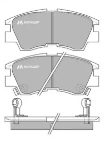 MOTAQUIP lvxl588 -  Комплект тормозных колодок, дисковый тормоз