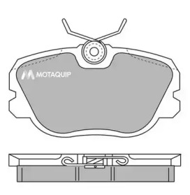 MOTAQUIP lvxl603 -  Комплект тормозных колодок, дисковый тормоз