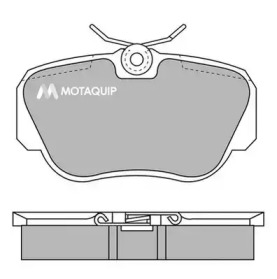 MOTAQUIP lvxl616 -  Комплект тормозных колодок, дисковый тормоз