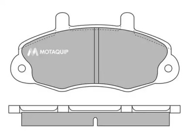 MOTAQUIP lvxl624 -  Комплект тормозных колодок, дисковый тормоз