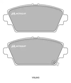 MOTAQUIP lvxl643 -  Комплект тормозных колодок, дисковый тормоз