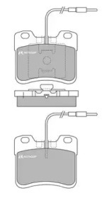 MOTAQUIP lvxl667 -  Комплект тормозных колодок, дисковый тормоз