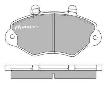 MOTAQUIP lvxl669 -  Комплект тормозных колодок, дисковый тормоз