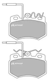 MOTAQUIP lvxl677 -  Комплект тормозных колодок, дисковый тормоз