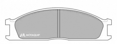 MOTAQUIP lvxl687 -  Комплект тормозных колодок, дисковый тормоз