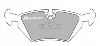 MOTAQUIP lvxl700 -  Комплект тормозных колодок, дисковый тормоз