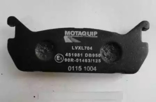 MOTAQUIP lvxl704 -  Комплект тормозных колодок, дисковый тормоз