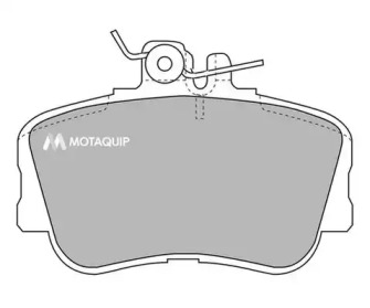 MOTAQUIP lvxl717 -  Комплект тормозных колодок, дисковый тормоз