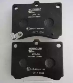 MOTAQUIP lvxl744 -  Комплект тормозных колодок, дисковый тормоз