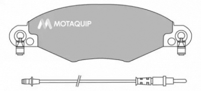 MOTAQUIP lvxl993 -  Комплект тормозных колодок, дисковый тормоз