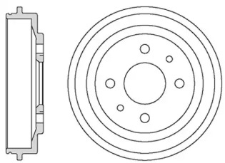 MOTAQUIP vbd602 -  Тормозной барабан