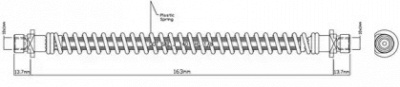 MOTAQUIP vbh1045 -  Тормозной шланг