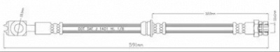 MOTAQUIP vbh1190 -  Тормозной шланг