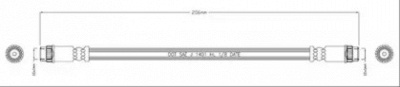 MOTAQUIP vbh1239 -  Тормозной шланг