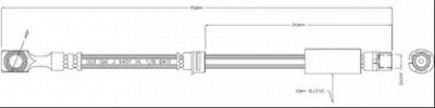 MOTAQUIP vbh1242 -  Тормозной шланг