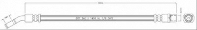 MOTAQUIP vbh1244 -  Тормозной шланг