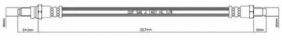 MOTAQUIP vbh269 -  Тормозной шланг