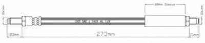 MOTAQUIP vbh330 -  Тормозной шланг