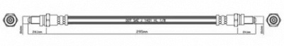 MOTAQUIP vbh606 -  Тормозной шланг