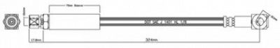 MOTAQUIP vbh751 -  Тормозной шланг