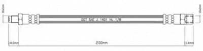 MOTAQUIP vbh841 -  Тормозной шланг