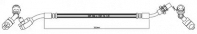 MOTAQUIP vbh856 -  Тормозной шланг