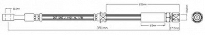 MOTAQUIP vbh906 -  Тормозной шланг