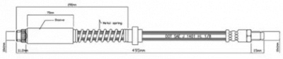 MOTAQUIP vbh913 -  Тормозной шланг