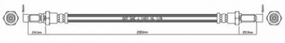 MOTAQUIP vbh958 -  Тормозной шланг